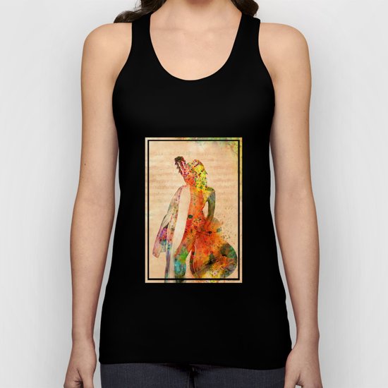 music guitar Unisex Tank Top