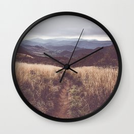 Bieszczady Mountains - Landscape and Nature Photography Wall Clock