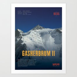 Gasherbrum II Art Print