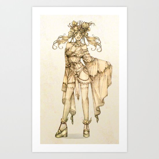 Sepia Art Print