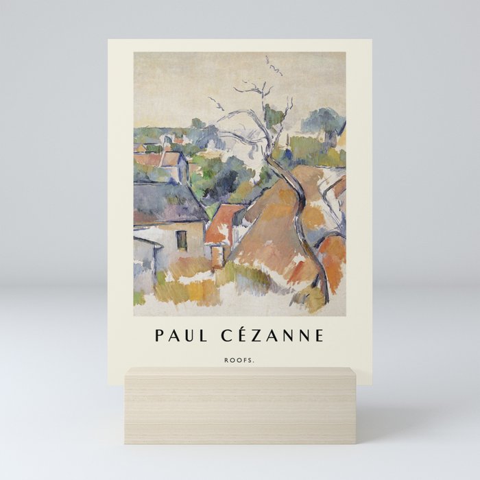 Poster-Paul Cézanne-Roofs. Mini Art Print