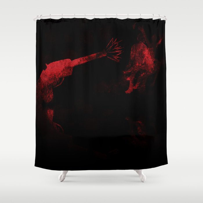Crime story Shower Curtain