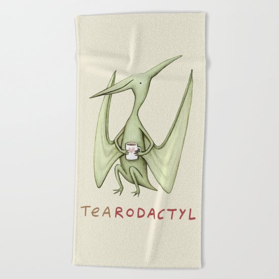 Tearodactyl Beach Towel