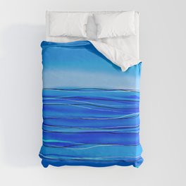 Always Sea in the Background ... Duvet Cover