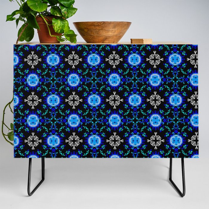 Intricate Eastern Patterns Credenza