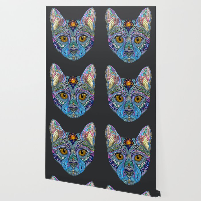 Psychedelic Cat Wallpaper Hd Wallpapergood Co