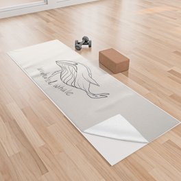 Warmhearted whale Yoga Towel