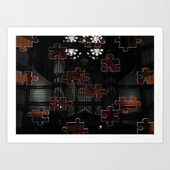 Distracting a Ghost: 1st Rendition Art Print