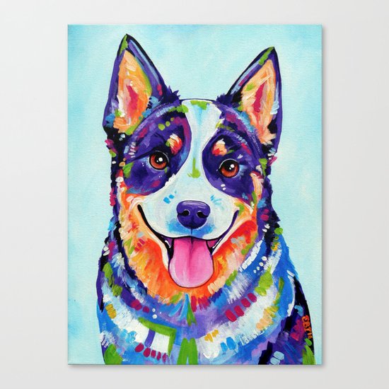 Australian Cattle Dog Canvas Print