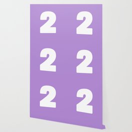 2 (White & Lavender Number) Wallpaper