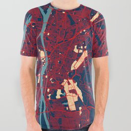 Cairo City Map of Egypt - Hope All Over Graphic Tee