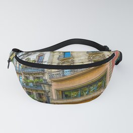Spain Photography - Colorful Street Of Spain Fanny Pack