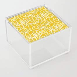 Ribbons Yellow Acrylic Box