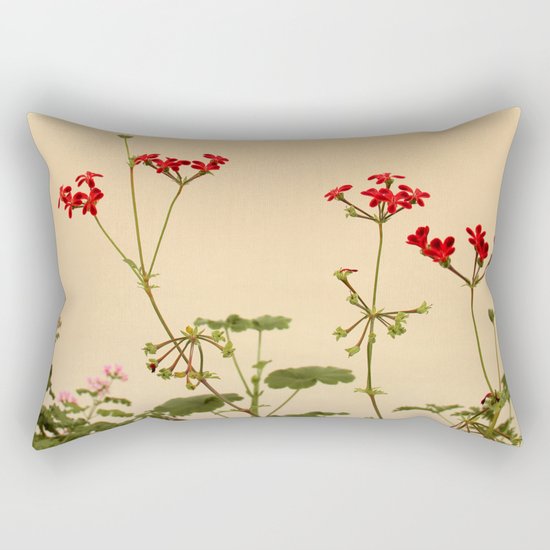 Geraniums (Pelargonium) #6 Rectangular Pillow