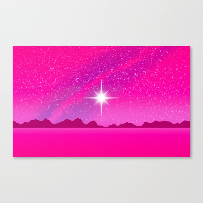 Perfect Galaxy Pink  Canvas Print