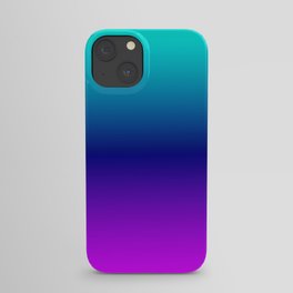 Aqua Ombre iPhone Case