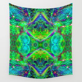 Techno Electric III (Ultraviolet) Wall Tapestry