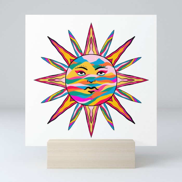 The Color Of The Sun Mini Art Print