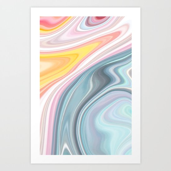 GOOD VIBES Art Print
