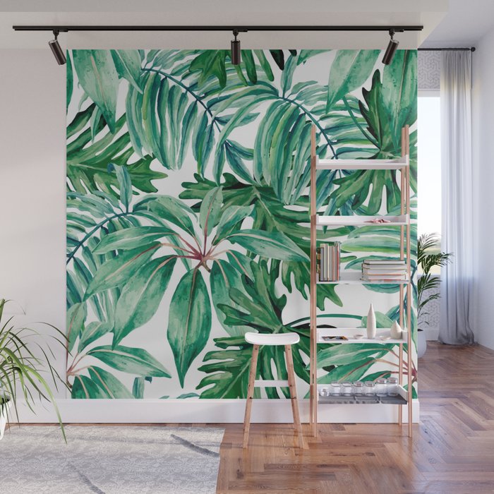 Tropical Jungle Wall Mural By Galeswitzer Society6