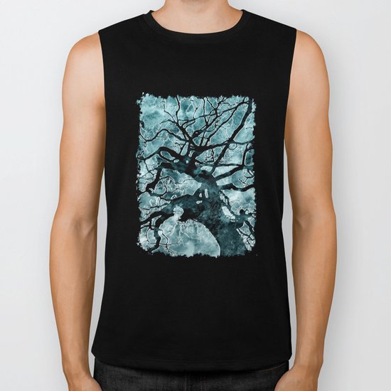 A Crisp Winter Morning Biker Tank