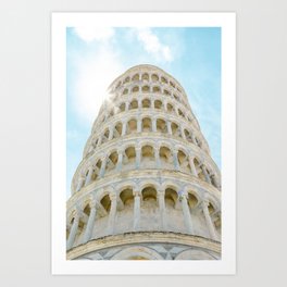 Pisa - the tower, Tuscany, Italy - Travel Photography Art Print