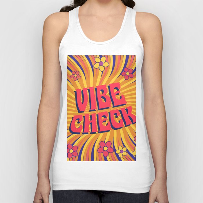 Vibe Check Psychedelic 60s Tank Top