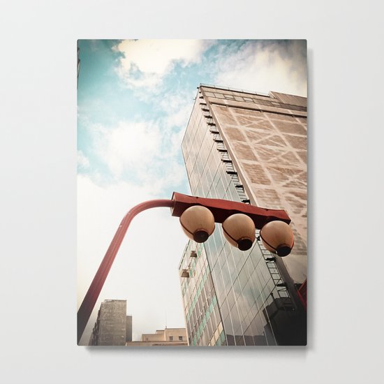 Sky and Building - Japanese Metal Print