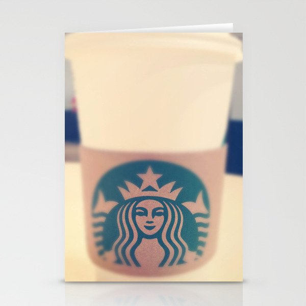 Starbucks Coffee Stationery Cards by Accorden2Worden