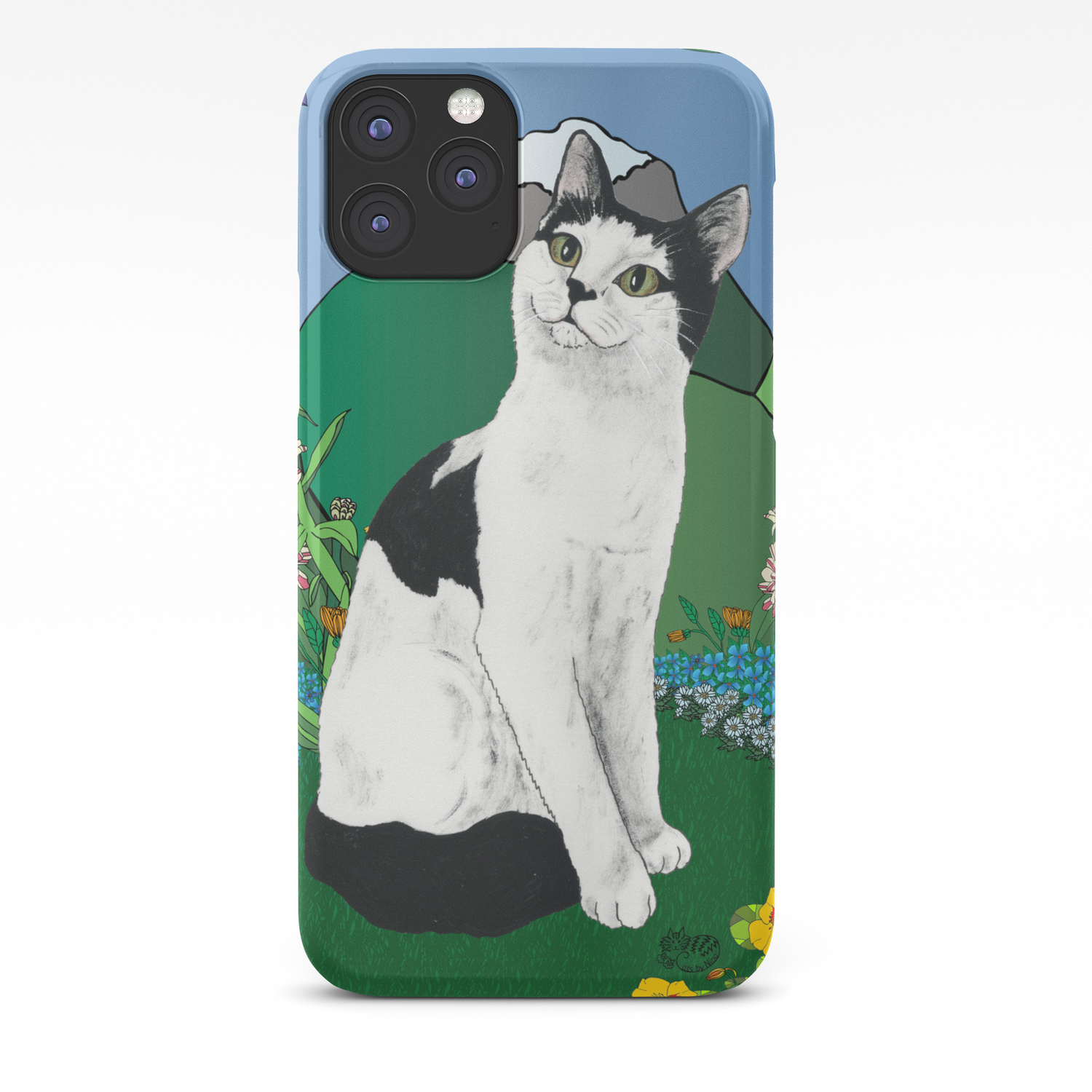 black china cat