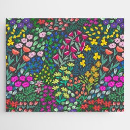 Flower market floral pattern Jigsaw Puzzle