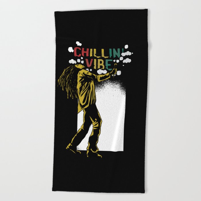 Chilling Vibe Beach Towel