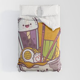 Boba Bubble Tea Miso Ramen Comforter