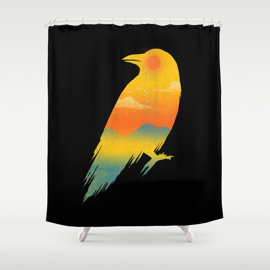Life in Darkness Shower Curtain