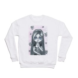 Cute Gothic Girl Sienna Crewneck Sweatshirt
