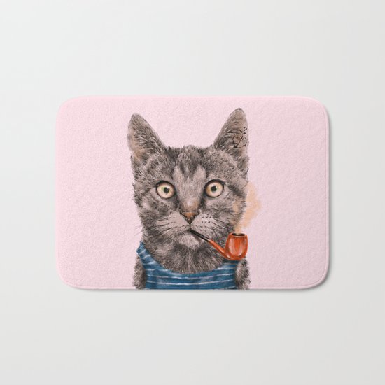 Sailor Cat IX Bath Mat