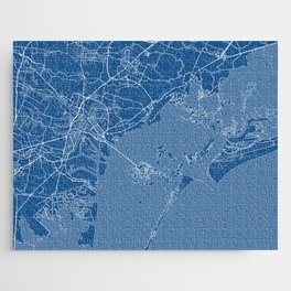 Venice City Map of Veneto, Italy - Blueprint Jigsaw Puzzle