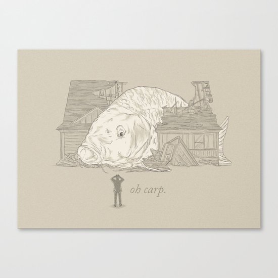 Oh carp. Canvas Print
