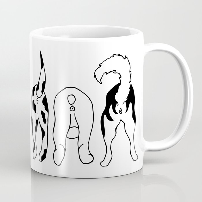 Dog Butts Coffee Mug