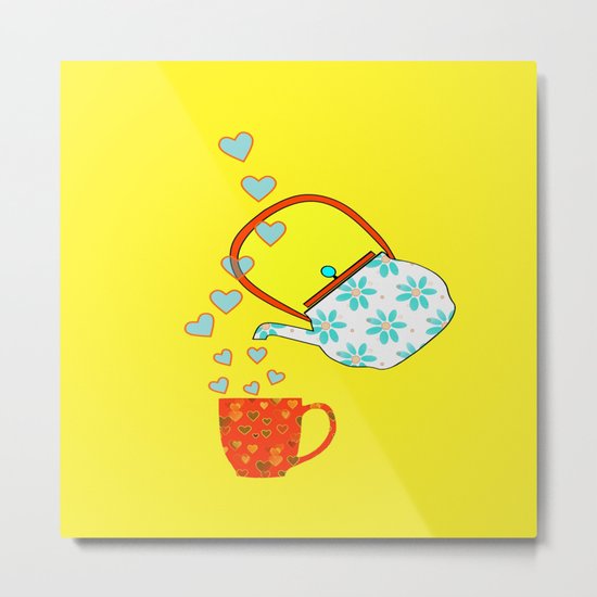 A Nice Cup Of Tea Metal Print