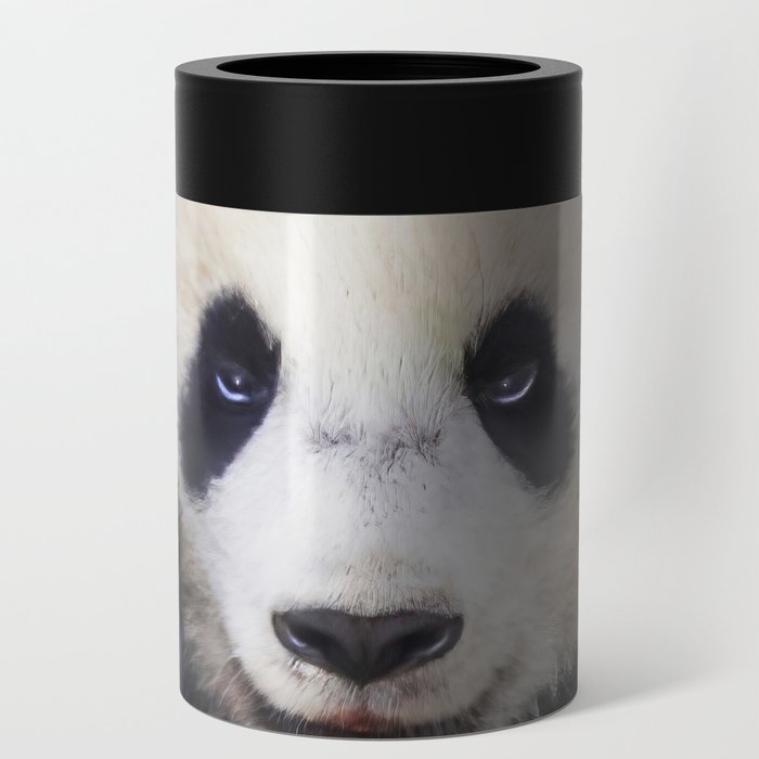Panda bear portrait Can Cooler