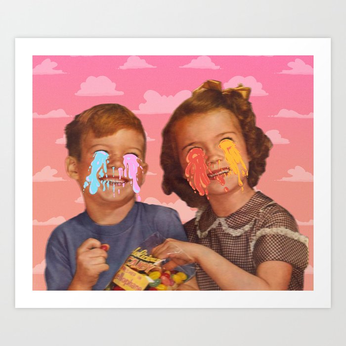 Delicious Candy Art Print