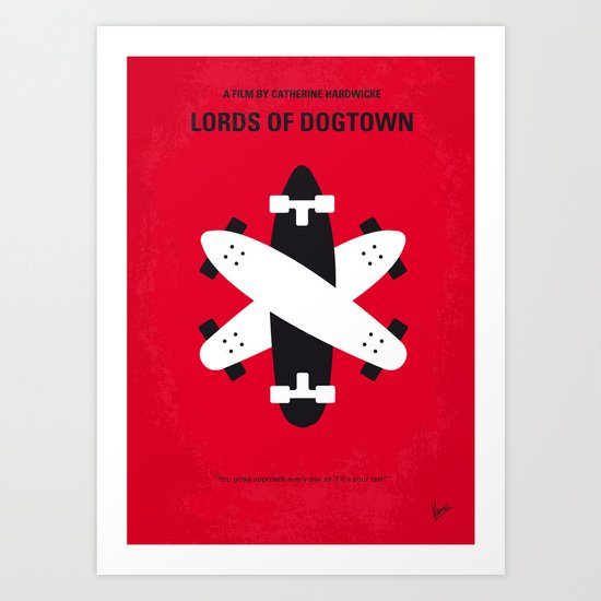 No188 My The Lords Of Dogtown minimal movie poster Art Print
