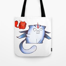 Starscream and Knockout dumpling cats Tote Bag