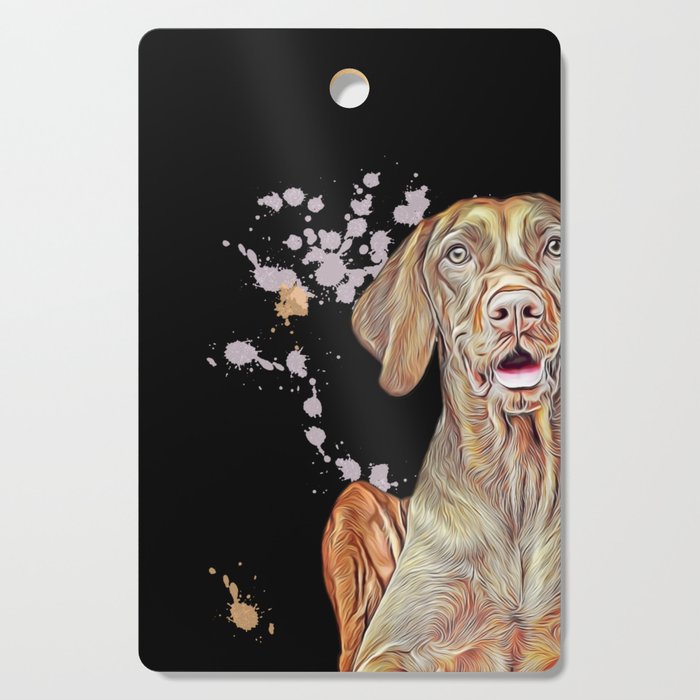 Vizsla dog portrait hound dog design gift Cutting Board
