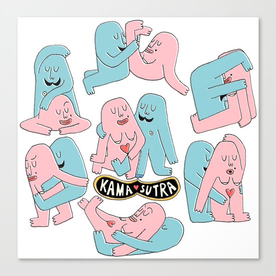 Kama Sutra Canvas Print