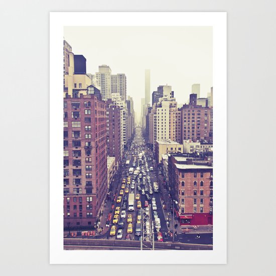 flying over first... (colour) Art Print