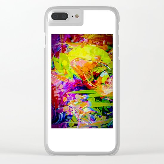 Nature Abstract 2 Clear iPhone Case