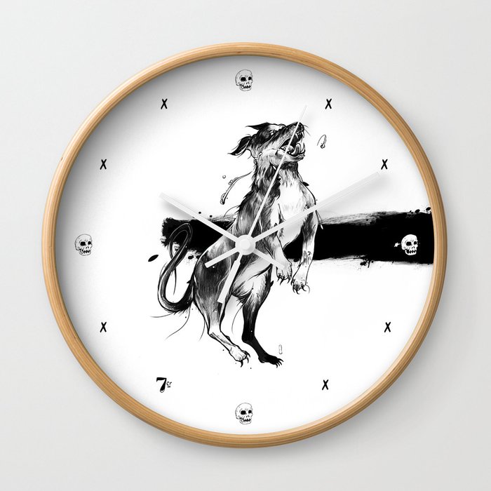 Mortecina Gozque Wall Clock