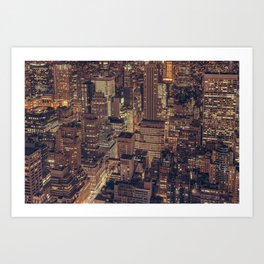New York City Skyline VII Art Print